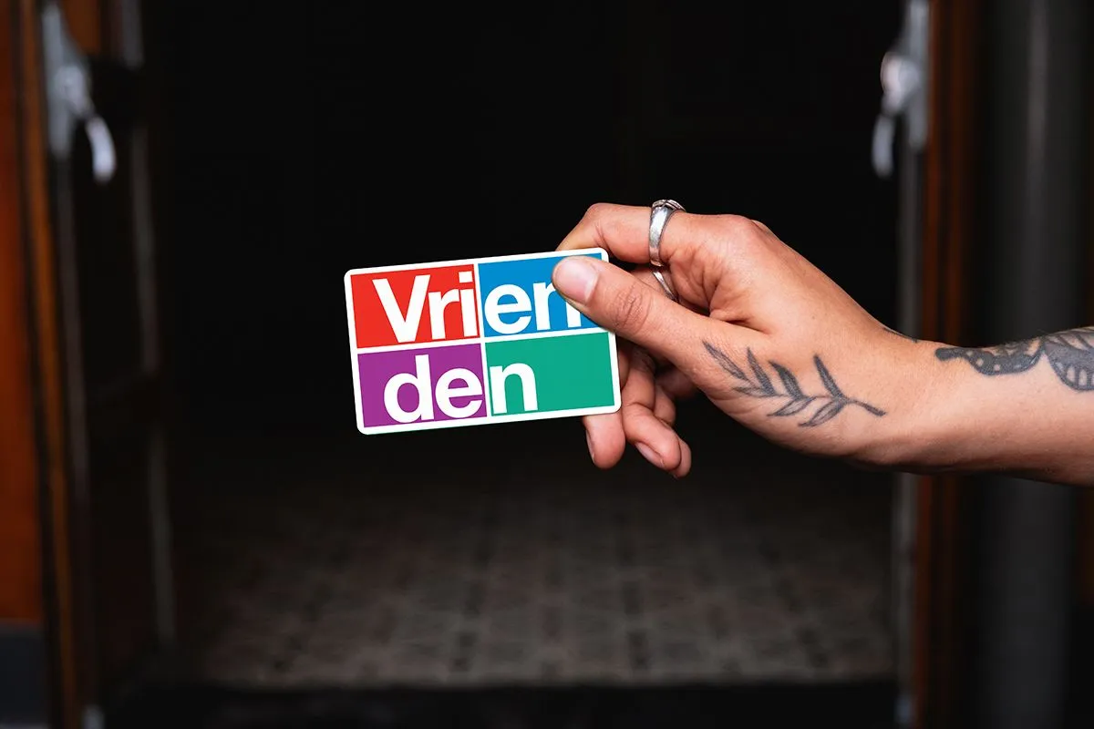 Als vriend kun je ook een gedrukte pas ontvangen